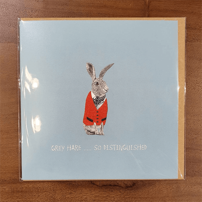 Sally Scaffardi Grey Hare Card